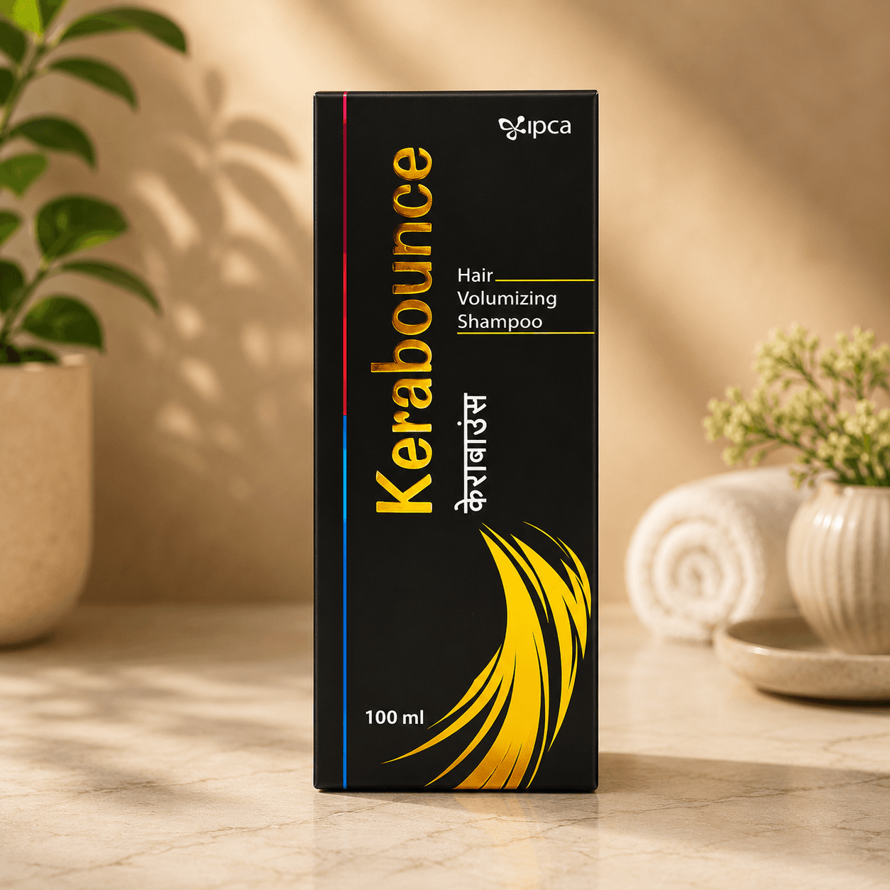 IPCA Kerabounce Hair Volumizing Shampoo for Hair Fall Control & Scalp Health
