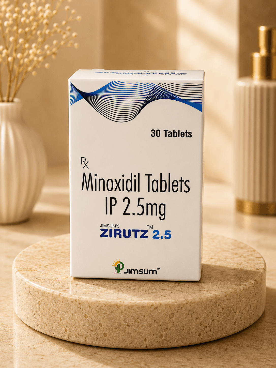 Zirutz 2.5 Minoxidil Tab