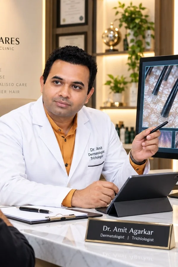 Dr. Amit S. Agarkar, Dermatologist, Trichologist and Hair Restoration Surgeon.