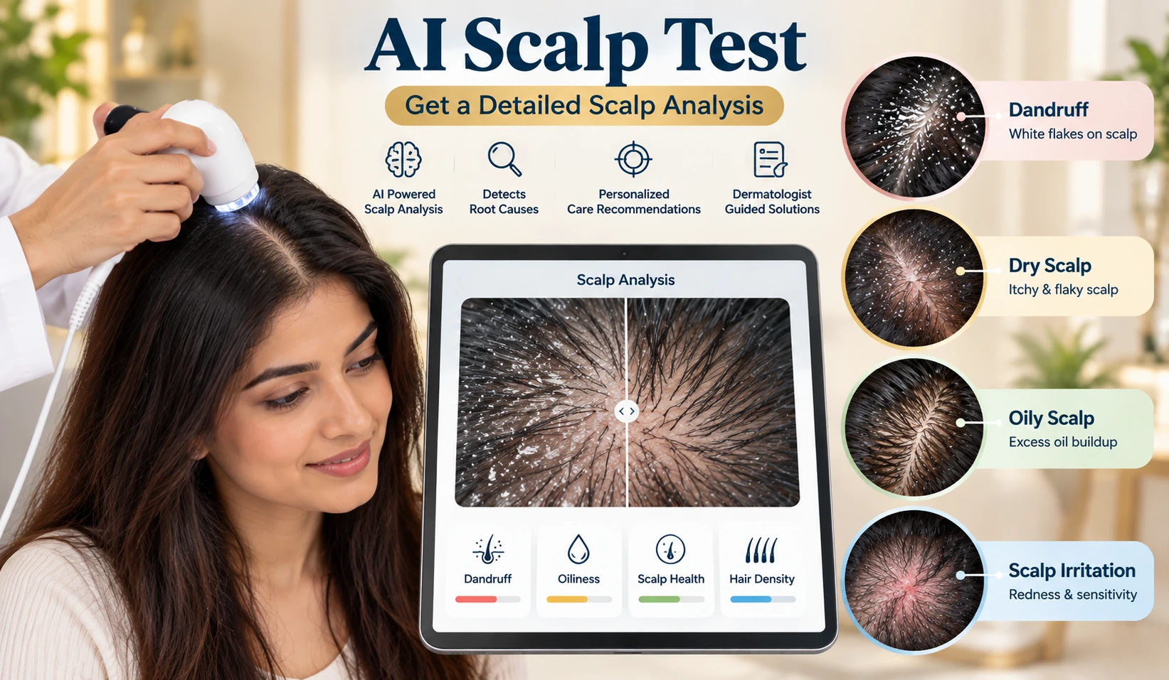 AI Scalp Test — scalp analysis visual