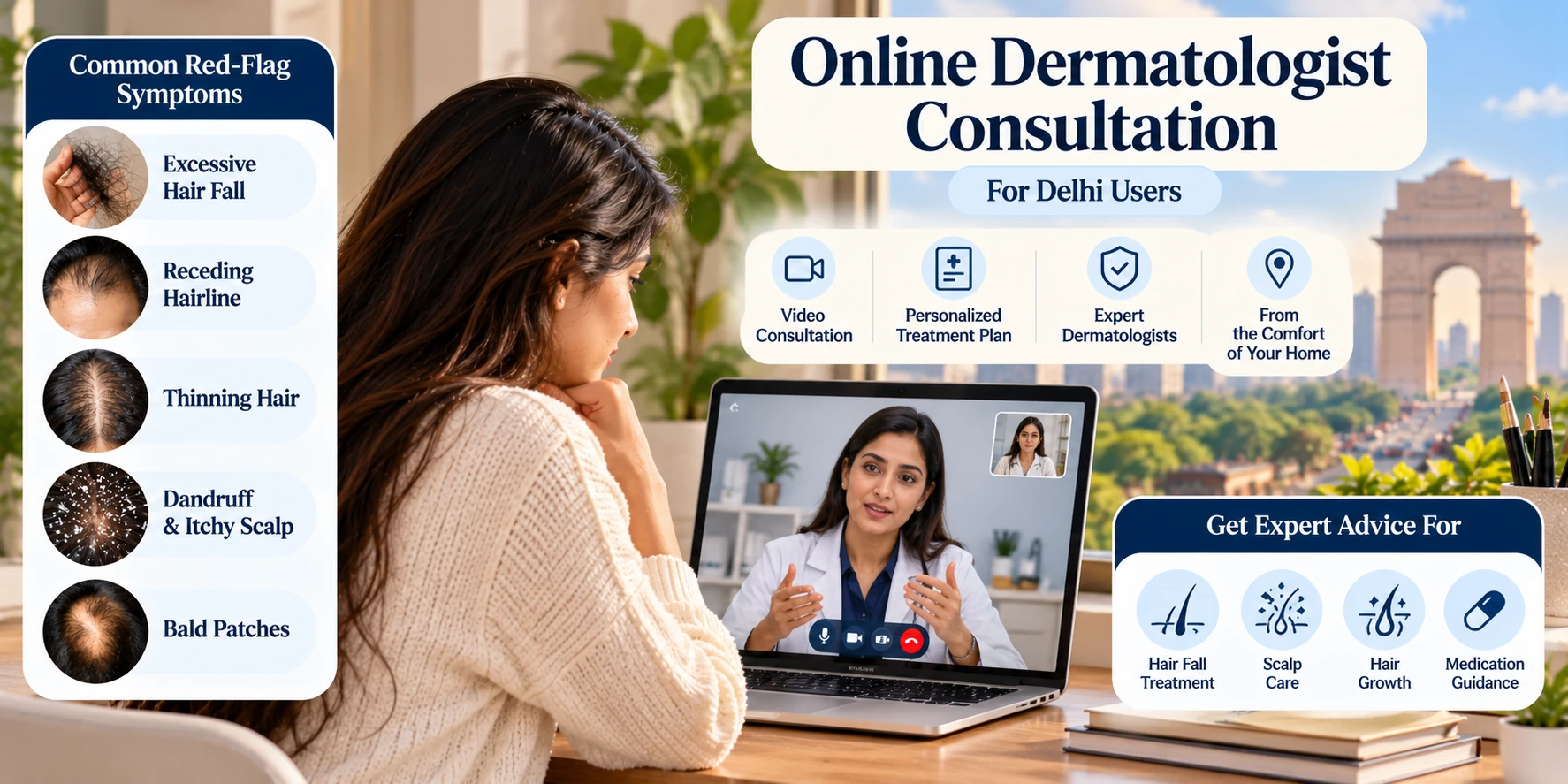 Dermatologist consultation visual