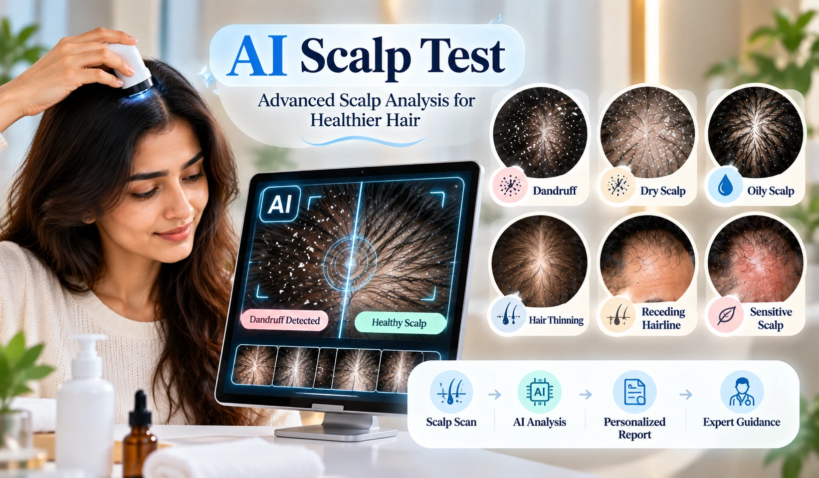 AI Scalp Test — scalp analysis visual