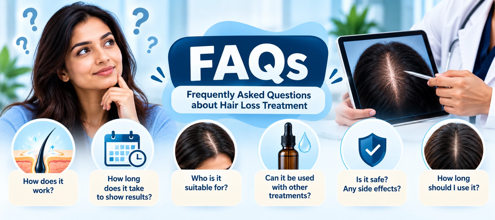 Related hair care comparisons including Procapil vs Redensyl, Minoxidil vs natural serums and scalp-care options
