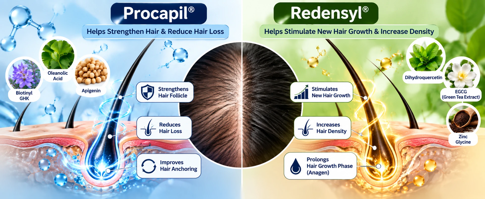 Comparison summary — overview banner