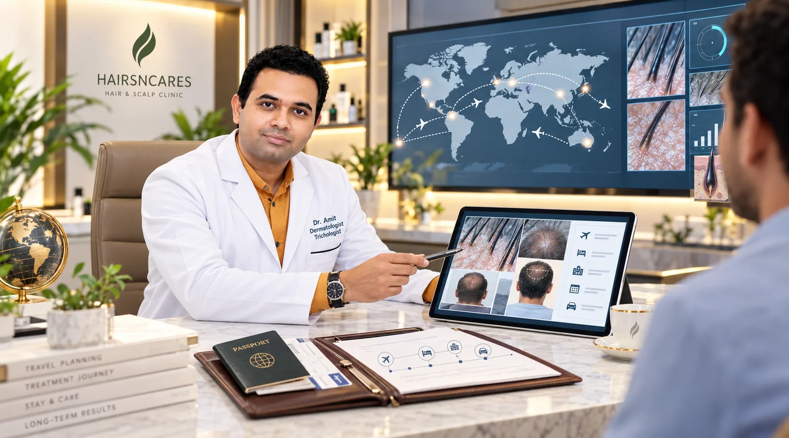 International patient planning for hair restoration with Dr. Amit Agarkar