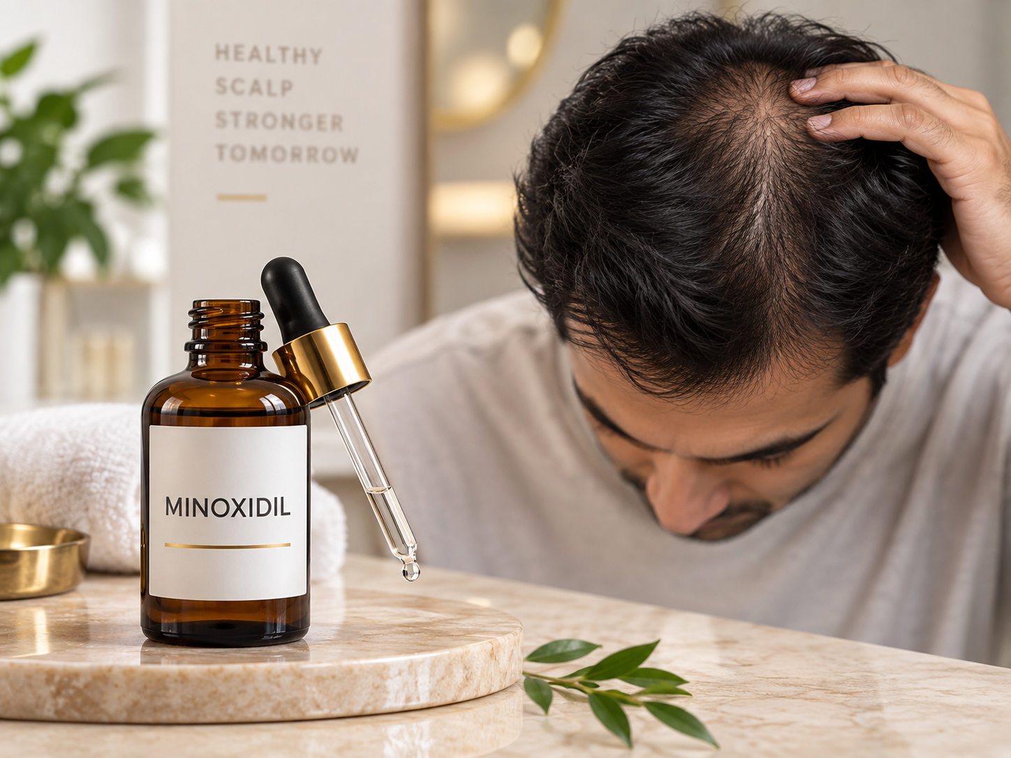 Minoxidil hair loss treatment guide for pattern hair loss and crown thinning