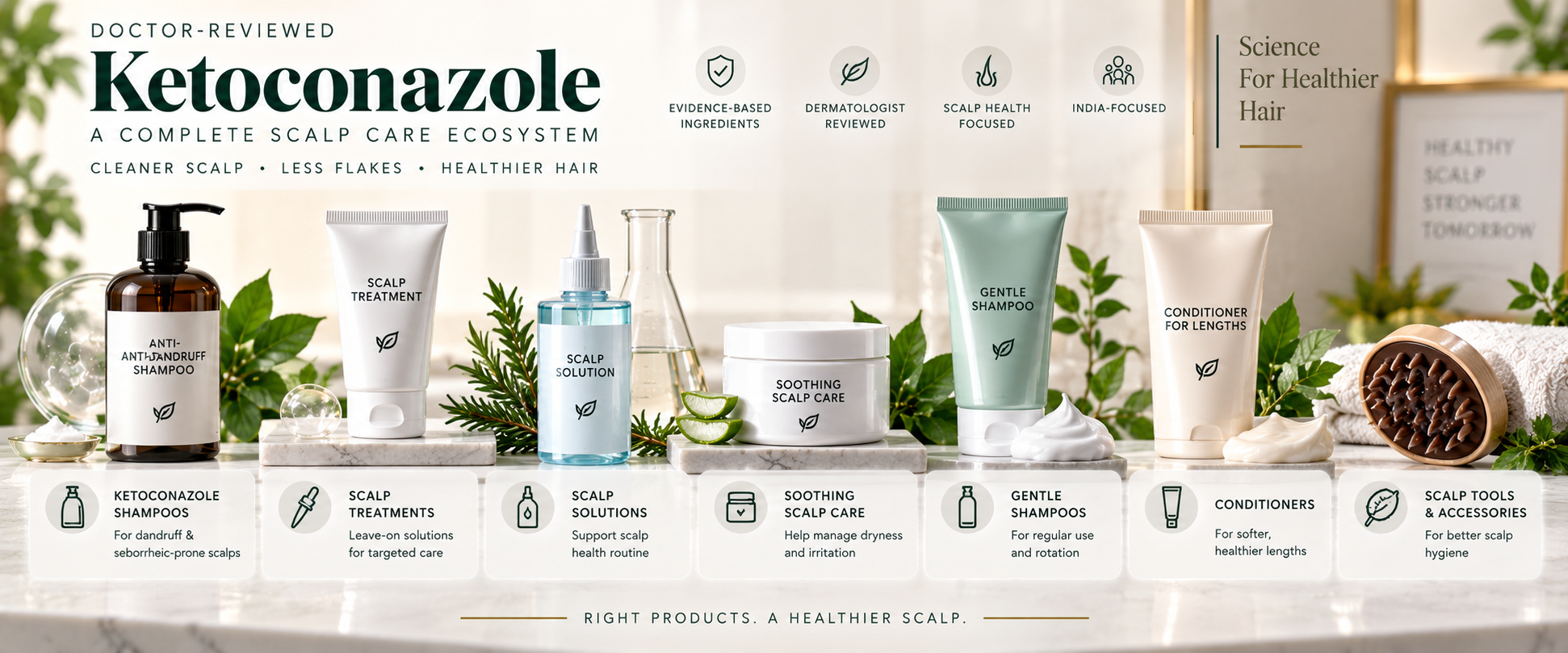 Ketoconazole Related Products — Doctor-Reviewed Scalp Care Categories Doctor-reviewed product categories related to Ketoconazole