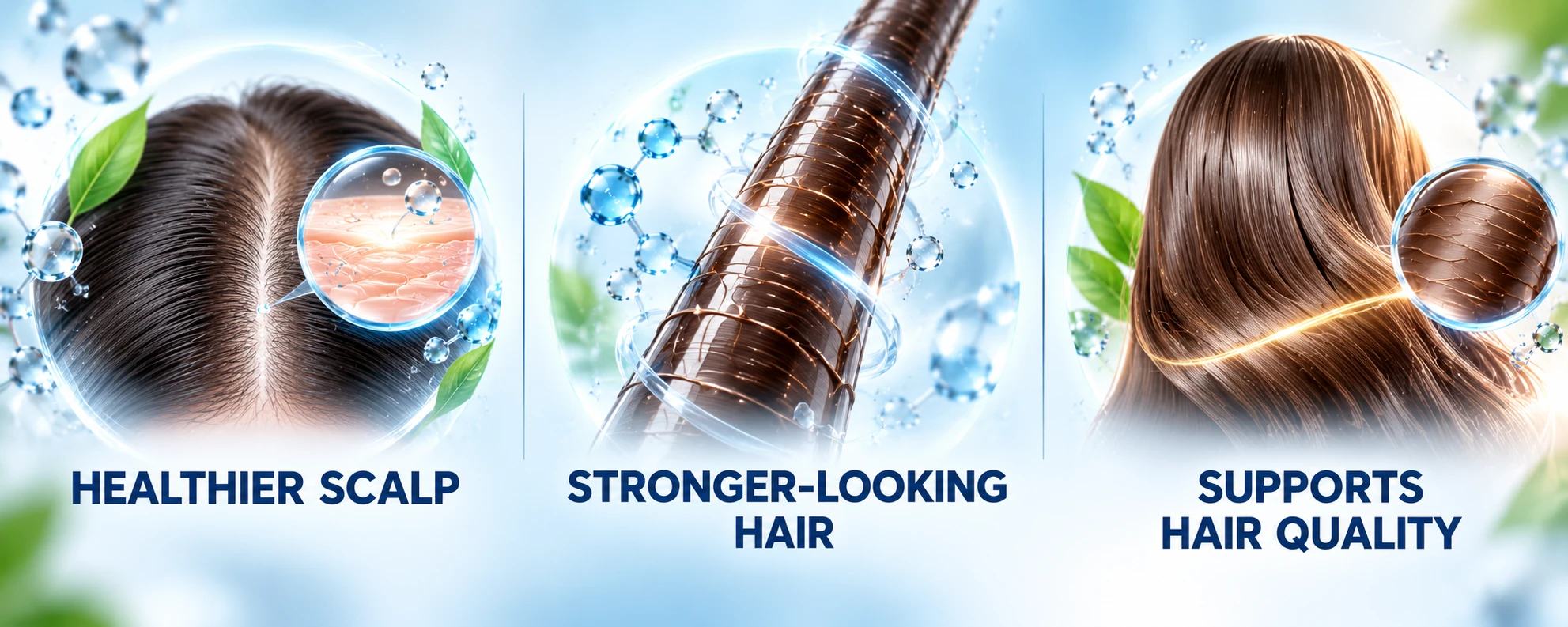 Niacinamide key benefits visual for scalp balance hydration comfort and healthier-looking hair