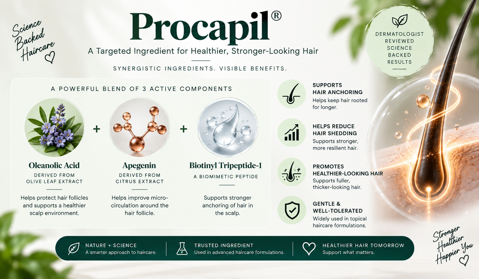 Procapil Ingredient Overview for Haircare Procapil ingredient overview for haircare, dermatologist-reviewed.