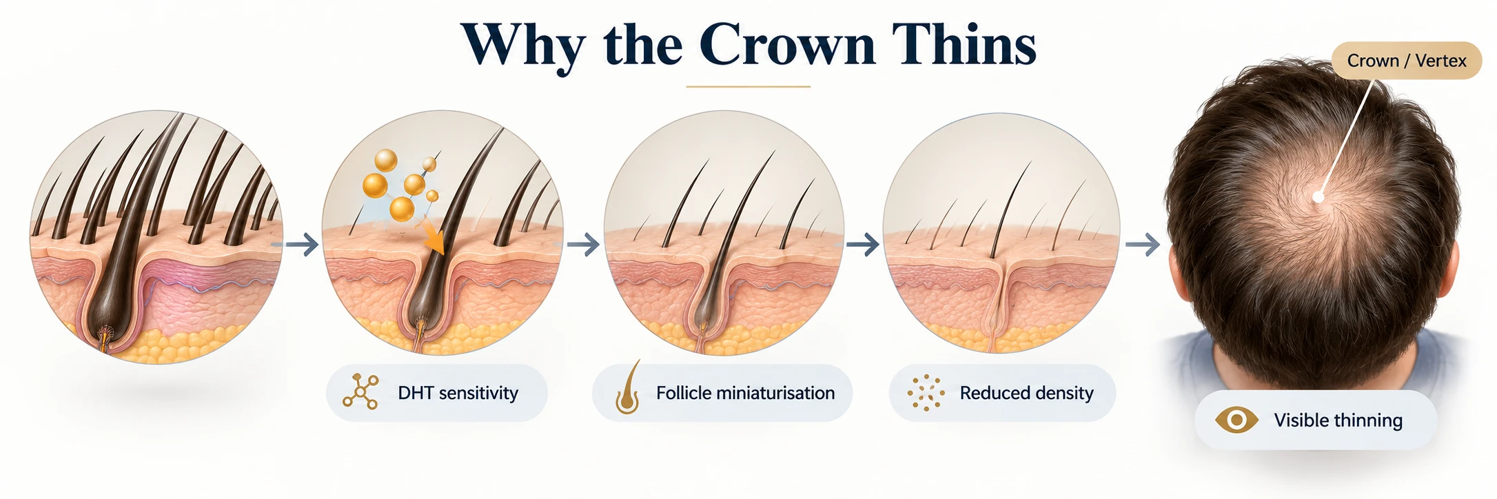 Why the Crown Thins