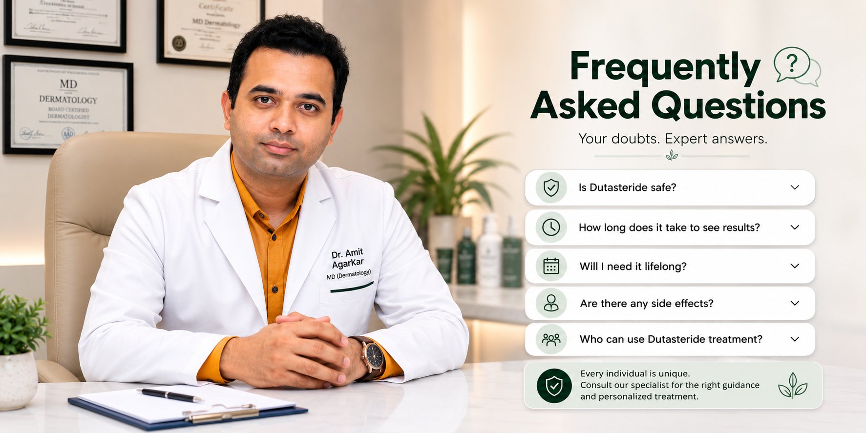 Dutasteride for Hair Loss FAQs India