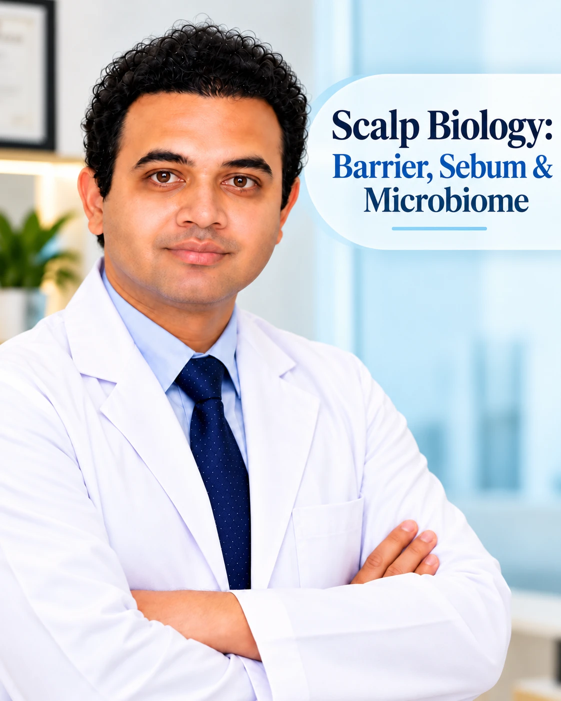 Dr. Amit Agarkar, dermatologist reviewer of the HairsnCares Scalp Biology guide.